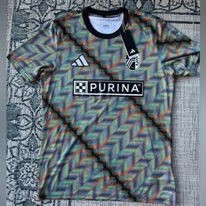 Adidas St Louis City Large Men’s Green Hispanic Celebration Jersey New With Tags